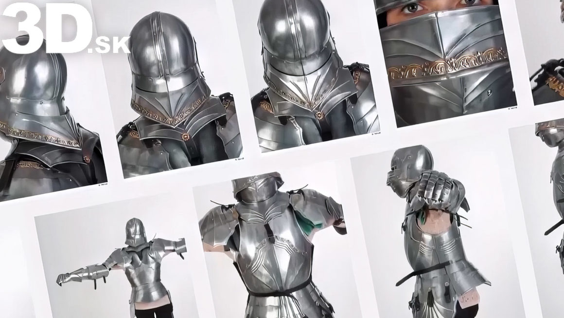 Knights references and 3D body scans for artist and game developers created by photogrammetry rig